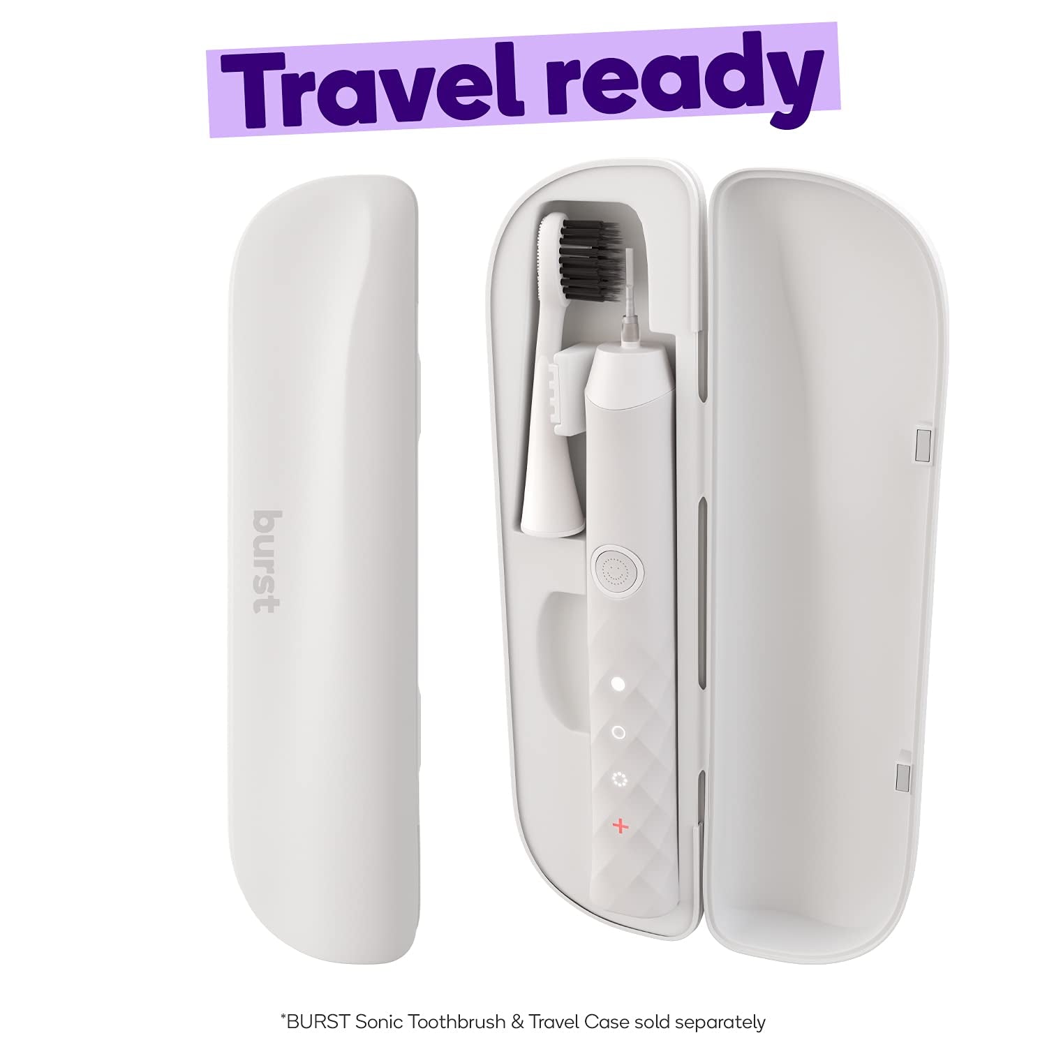 Original Sonic Toothbrush Travel Case, White (Case Only)