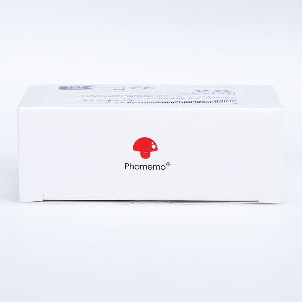 Semitransparent Self-Adhesive Thermal Paper, Glossy Printable Sticker Paper Label for  M02/M02 Pro/M02S/P2S/M03/M04S Mini Sticker Printer, 50Mm X 3.5M, Diameter 28Mm, 3-Rolls