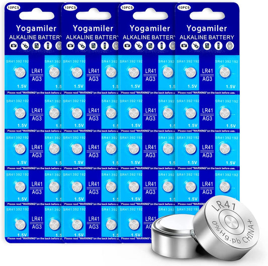 40-Pack LR41 AG3 392 192 SR41 384 736 L736F Battery 1.5V Button Cell Batteries