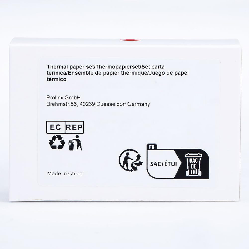 Semitransparent Self-Adhesive Thermal Paper, Glossy Printable Sticker Paper Label for  M02/M02 Pro/M02S/P2S/M03/M04S Mini Sticker Printer, 50Mm X 3.5M, Diameter 28Mm, 3-Rolls